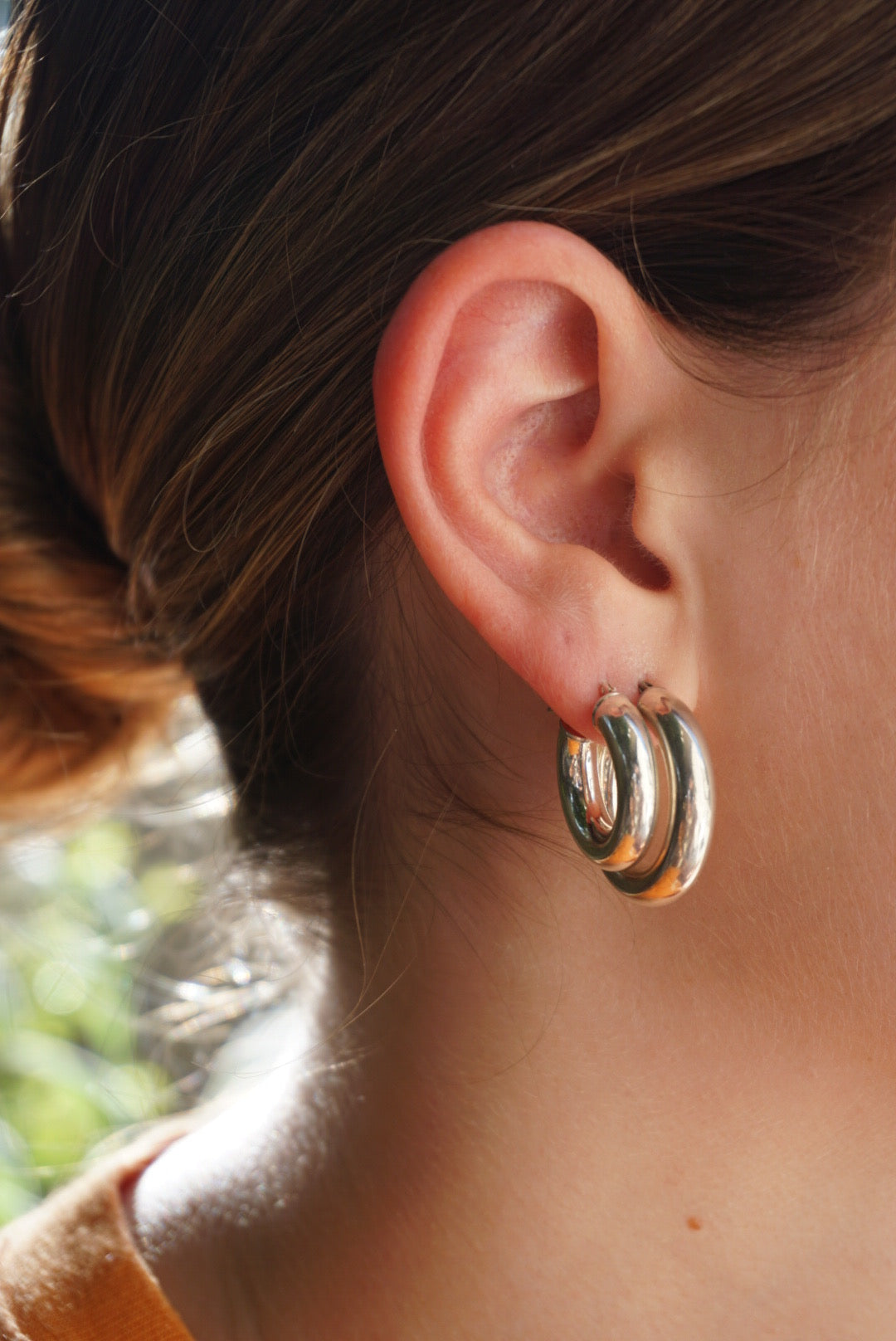 Circle earrings